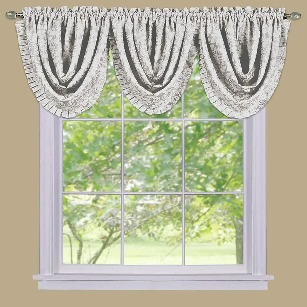 Achim Home Furnishing: Sutton Ivory Floral Transitional Blackout Window Curtain
